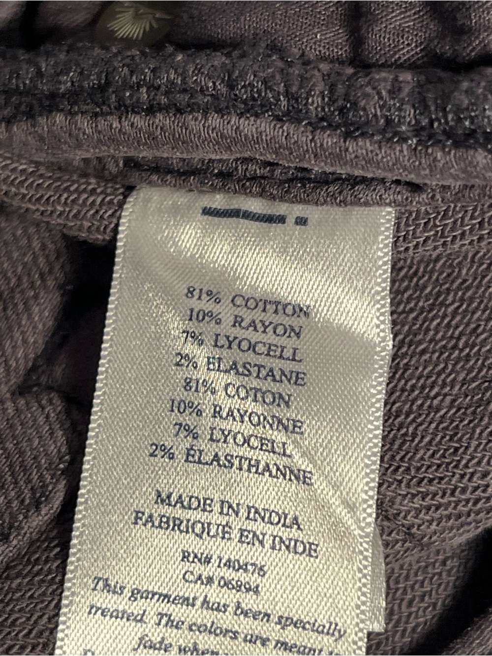FAHERTY MENS JEANS size 31 ( charcoal Blue color ) ๐๐ - Picture 6 of 6